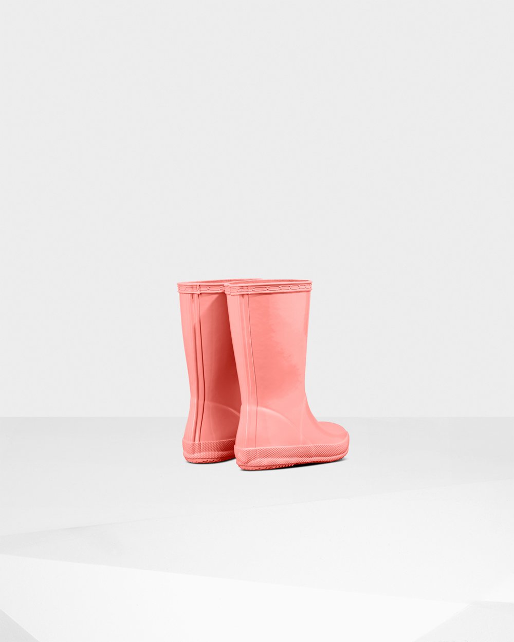 Botas de Lluvia Hunter Niños - Original First Classic Gloss - Rosas - QMZJKDS-19